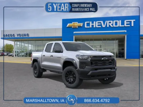 Gray 2026 Chevrolet Colorado Trail Boss for sale in Marshalltown, IA