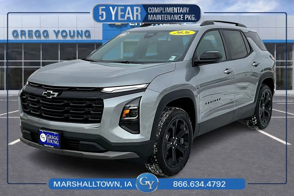 Gray 2026 Chevrolet Equinox LT for sale in Marshalltown, IA