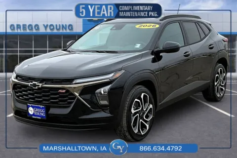 Black 2026 Chevrolet Trax 2RS for sale in Marshalltown, IA