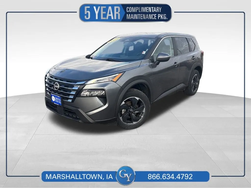 Gray 2024 Nissan Rogue SV for sale in Marshalltown, IA