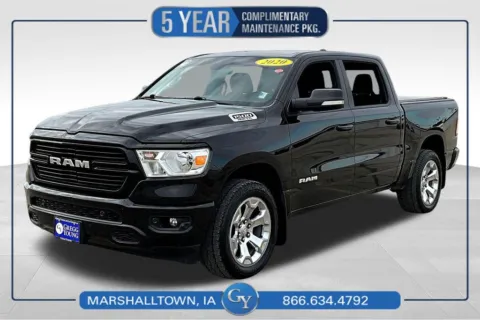 Black 2020 Ram 1500 Big Horn/Lone Star for sale in Marshalltown, IA