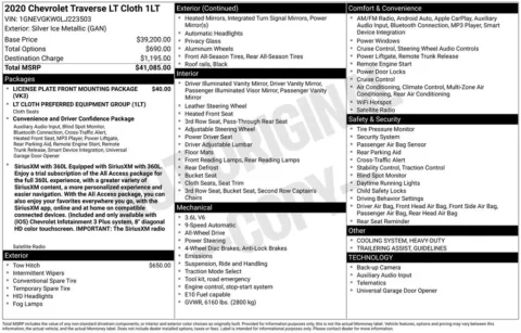 Photos of 2020 Chevrolet Traverse LT for sale in Marshalltown, IA at Gregg Young Chevrolet Marshalltown