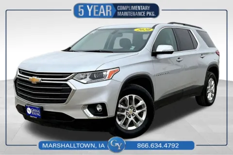 Silver 2020 Chevrolet Traverse LT for sale in Marshalltown, IA