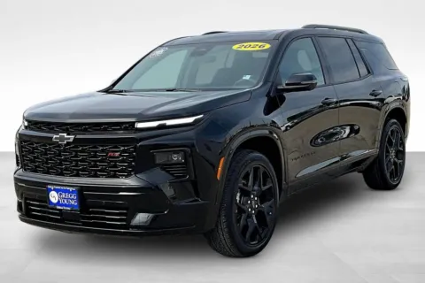 Black 2026 Chevrolet Traverse RS for sale in Marshalltown, IA