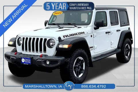 White 2022 Jeep Wrangler Unlimited Rubicon for sale in Marshalltown, IA