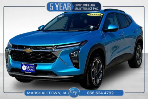 Blue 2026 Chevrolet Trax LT for sale in Marshalltown, IA