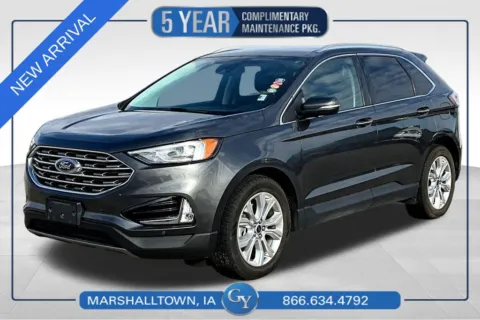 Gray 2020 Ford Edge Titanium for sale in Marshalltown, IA