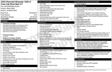 Photos of 2025 Chevrolet Silverado 1500 LT for sale in Marshalltown, IA at Gregg Young Chevrolet Marshalltown