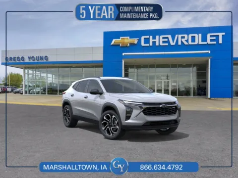 Gray 2025 Chevrolet Trax 2RS for sale in Marshalltown, IA