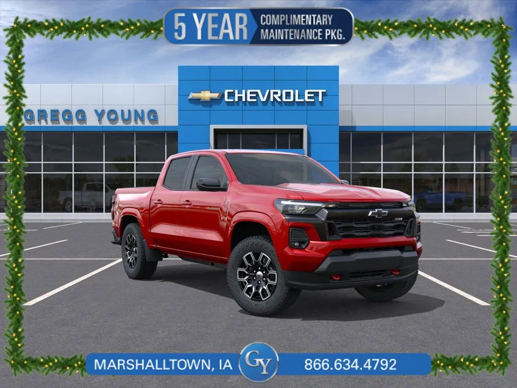 Red 2026 Chevrolet Colorado Z71 for sale in Marshalltown, IA