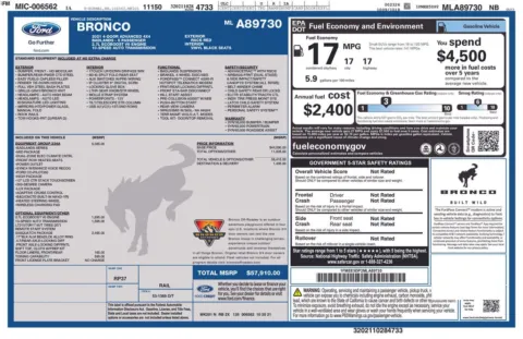 Photos of 2021 Ford Bronco Wildtrak for sale in Marshalltown, IA at Gregg Young Chevrolet Marshalltown