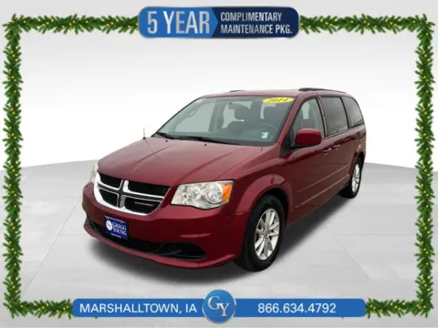 Red 2014 Dodge Grand Caravan SXT for sale in Marshalltown, IA