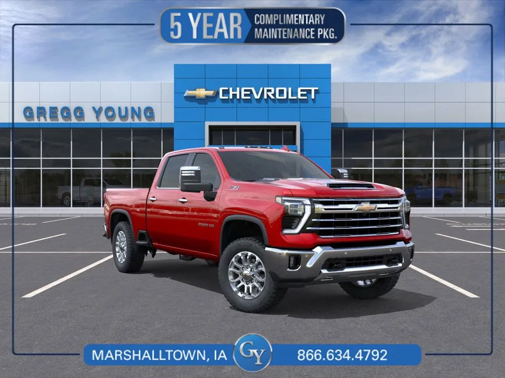 Red 2026 Chevrolet Silverado 2500HD LTZ for sale in Marshalltown, IA