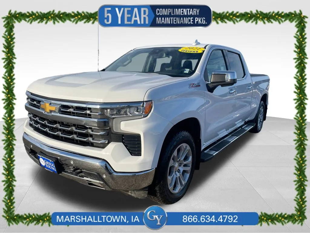 White 2023 Chevrolet Silverado 1500 LTZ for sale in Marshalltown, IA