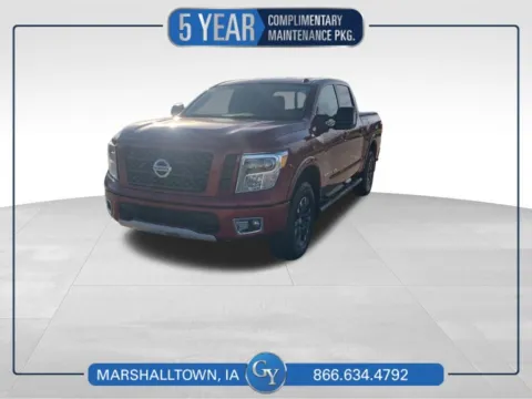 Red 2018 Nissan Titan for sale in Marshalltown, IA