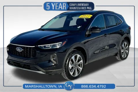 Black 2024 Ford Escape Platinum for sale in Marshalltown, IA