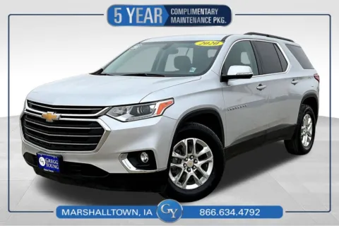 Silver 2020 Chevrolet Traverse LT for sale in Marshalltown, IA