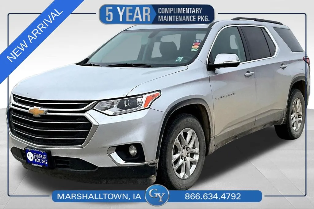 Silver 2020 Chevrolet Traverse LT for sale in Marshalltown, IA