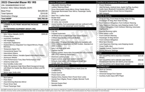 Photos of 2022 Chevrolet Blazer RS for sale in Marshalltown, IA at Gregg Young Chevrolet Marshalltown