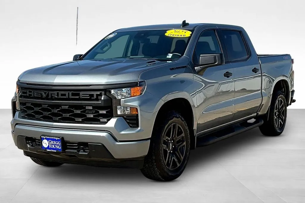 Gray 2025 Chevrolet Silverado 1500 Custom for sale in Marshalltown, IA