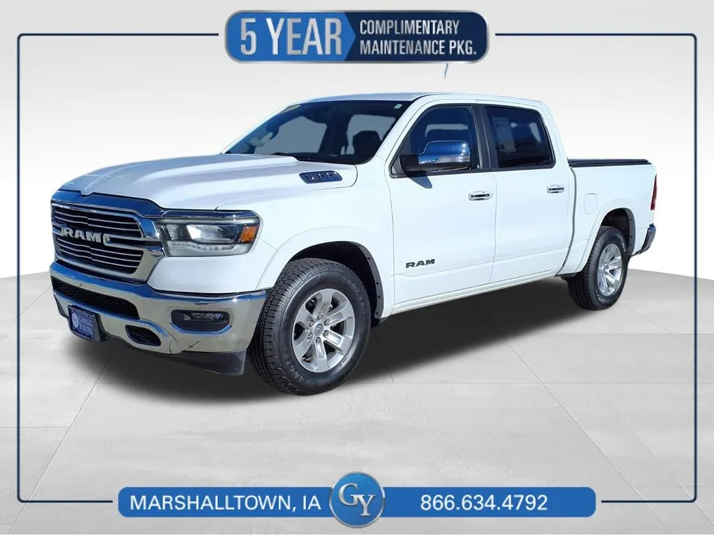 White 2021 Ram 1500 Laramie for sale in Marshalltown, IA