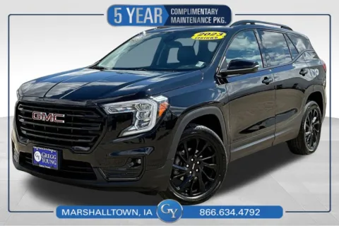 Black 2023 GMC Terrain SLT for sale in Marshalltown, IA