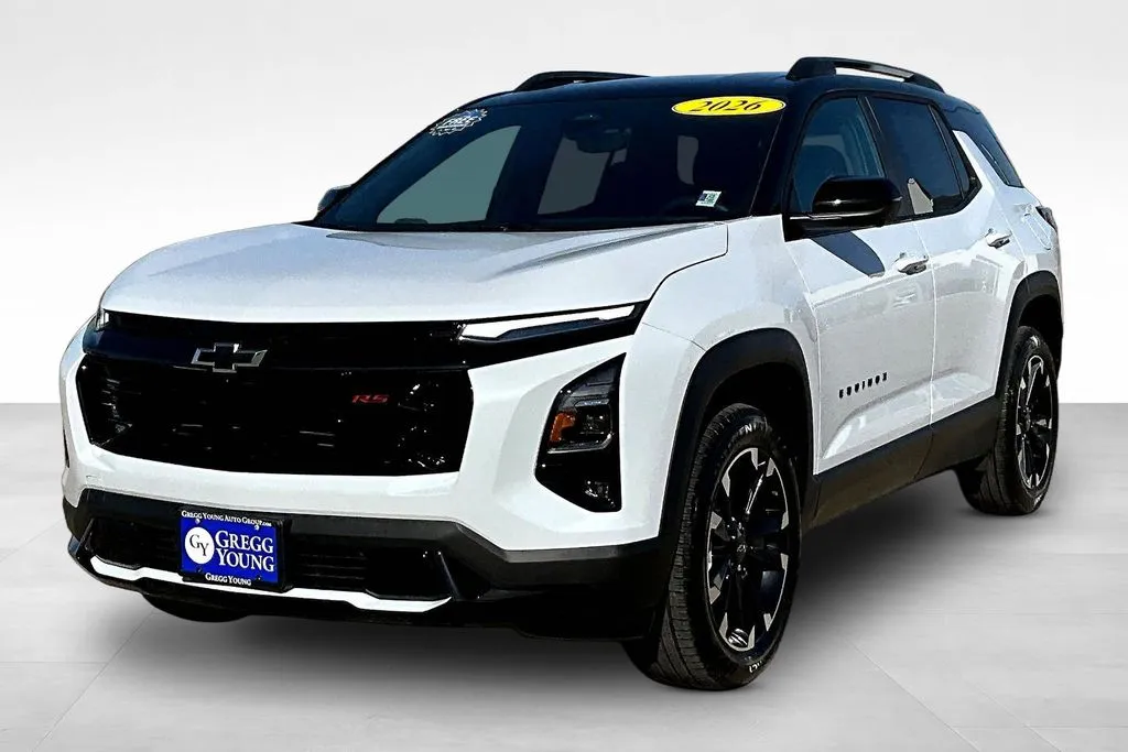 White 2026 Chevrolet Equinox RS for sale in Marshalltown, IA