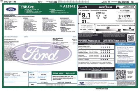 Photos of 2024 Ford Escape ST-Line Select for sale in Marshalltown, IA at Gregg Young Chevrolet Marshalltown