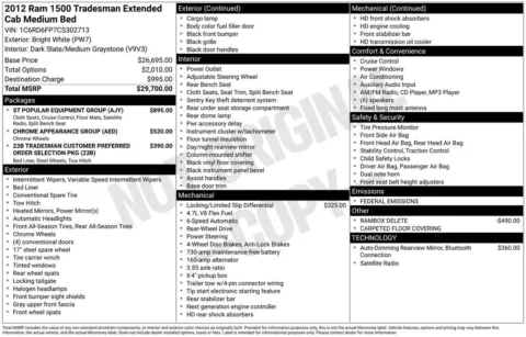 Photos of 2012 Ram 1500 Tradesman for sale in Marshalltown, IA at Gregg Young Chevrolet Marshalltown