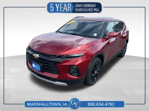Red 2021 Chevrolet Blazer LT for sale in Marshalltown, IA