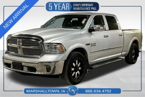 Silver 2015 Ram 1500 Laramie Longhorn for sale in Marshalltown, IA