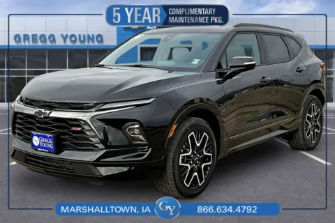 Black 2026 Chevrolet Blazer RS for sale in Marshalltown, IA