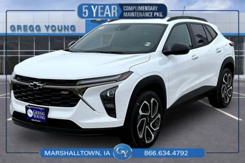 White 2026 Chevrolet Trax 2RS for sale in Marshalltown, IA