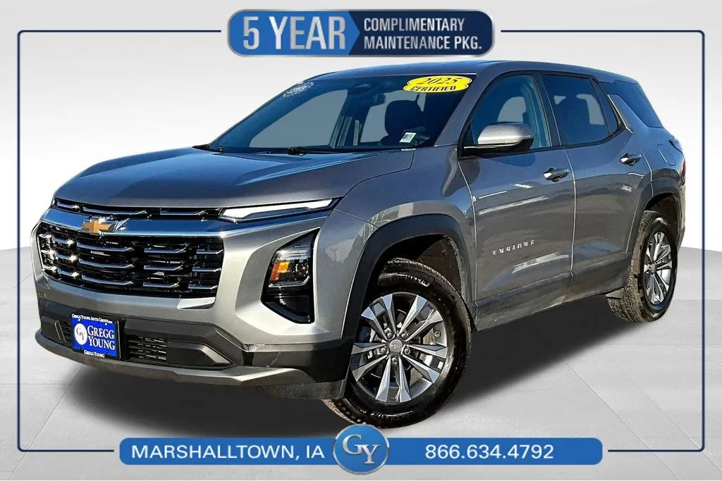Gray 2025 Chevrolet Equinox LT for sale in Marshalltown, IA