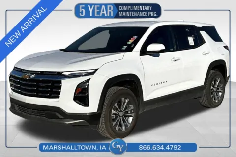 White 2025 Chevrolet Equinox LT for sale in Marshalltown, IA