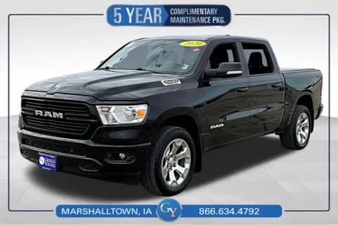 Black 2020 Ram 1500 Big Horn/Lone Star for sale in Marshalltown, IA
