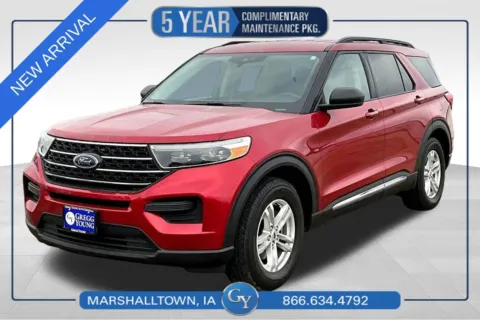 Red 2020 Ford Explorer XLT for sale in Marshalltown, IA