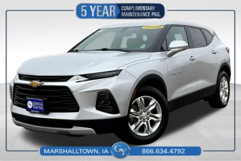 Silver 2020 Chevrolet Blazer LT for sale in Marshalltown, IA
