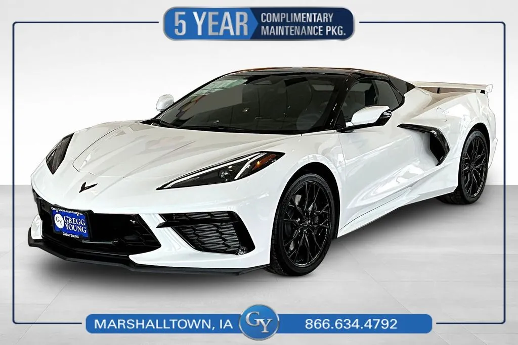 White 2026 Chevrolet Corvette Stingray for sale in Marshalltown, IA