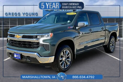 Gray 2026 Chevrolet Silverado 1500 LT for sale in Marshalltown, IA