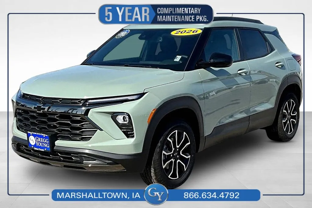 Green 2026 Chevrolet TrailBlazer ACTIV for sale in Marshalltown, IA