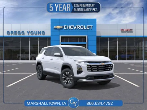 White 2026 Chevrolet Equinox LT for sale in Marshalltown, IA