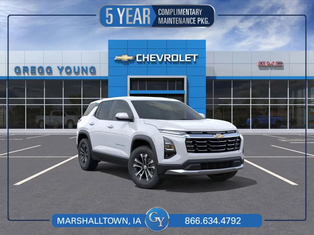 White 2026 Chevrolet Equinox LT for sale in Marshalltown, IA