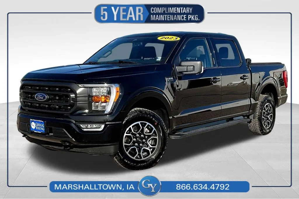 Black 2023 Ford F-150 XLT for sale in Marshalltown, IA