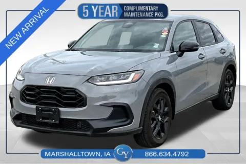 Silver 2025 Honda HR-V Sport for sale in Marshalltown, IA