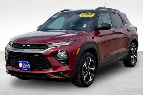 Red 2022 Chevrolet TrailBlazer RS for sale in Marshalltown, IA