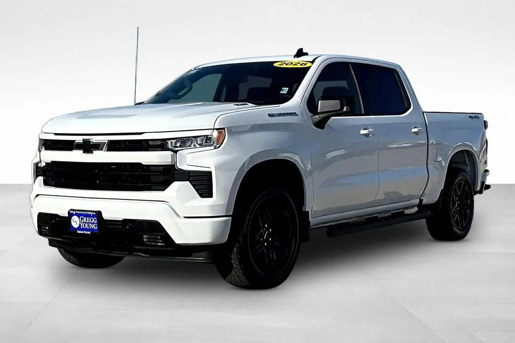 White 2026 Chevrolet Silverado 1500 RST for sale in Marshalltown, IA