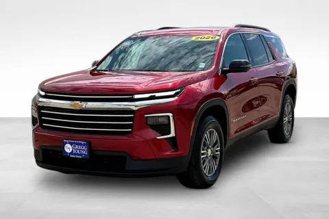 Red 2026 Chevrolet Traverse LT for sale in Marshalltown, IA
