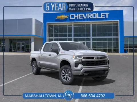 Gray 2025 Chevrolet Silverado 1500 RST for sale in Marshalltown, IA