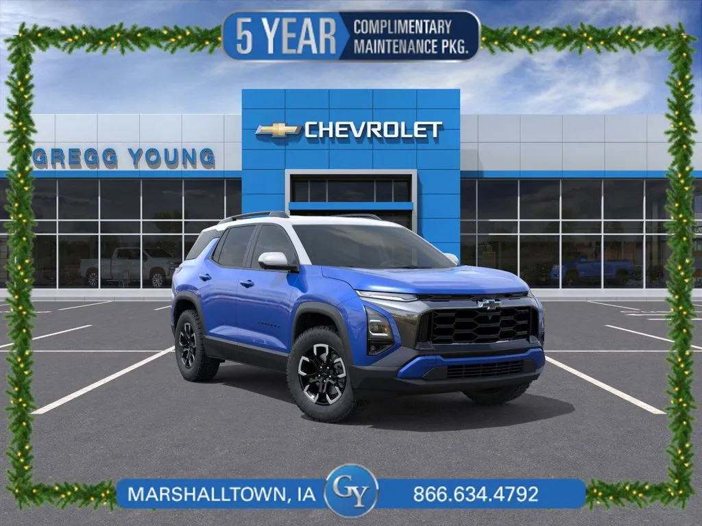 Blue 2025 Chevrolet Equinox ACTIV for sale in Marshalltown, IA